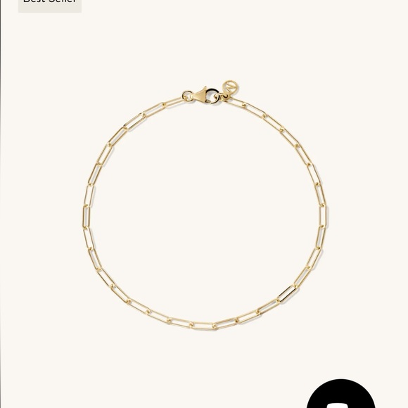Mejuri Jewelry - Mejuri 14k gold boyfriend bracelet, 6-7 inch